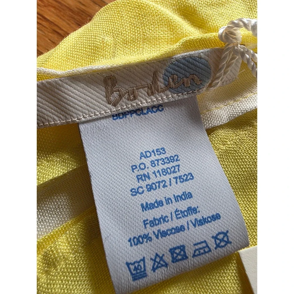 Boden Scarf Wrap Large Yellow Polka Dots NWT Lightweight Summer feminine